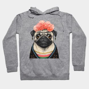 Pug Frida Hoodie